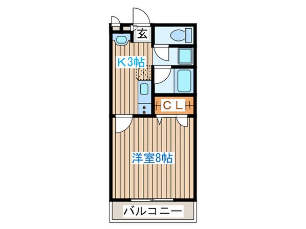 イーグルハイツ南光台の物件間取画像